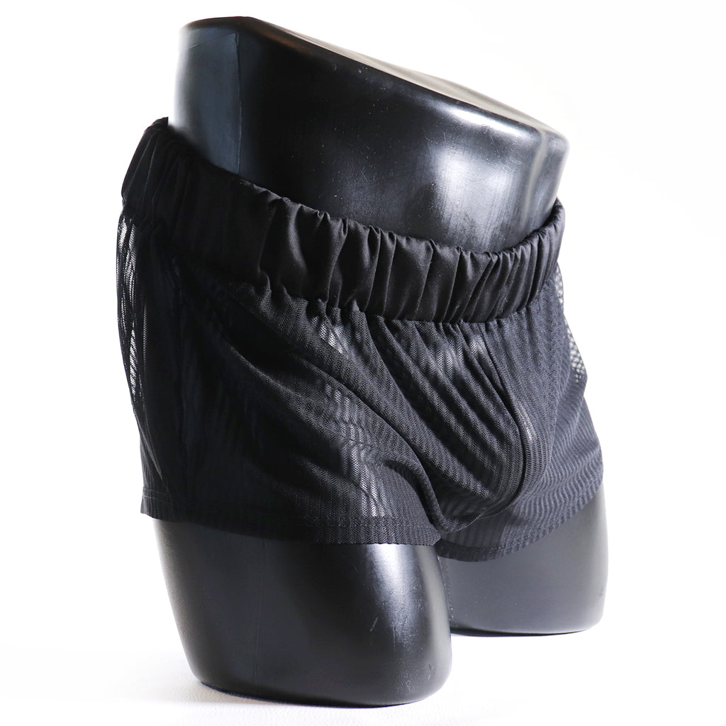 A - MINI - SHORT TRANSPARENT – NOIR TOTAL