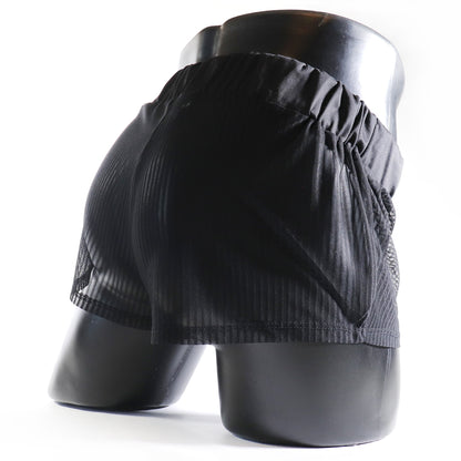 A - MINI - SHORT TRANSPARENT – NOIR TOTAL