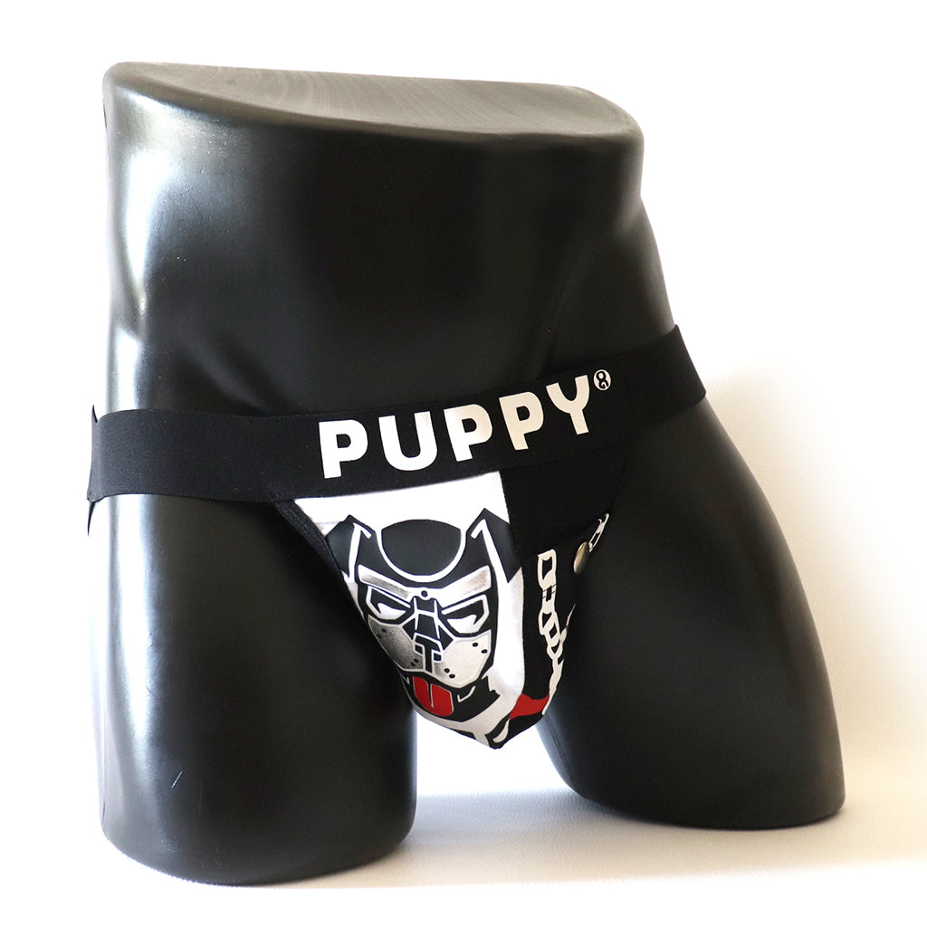 Jockstrap Puppy – Édition Spéciale
Jockstrap Puppy en coton élastique noir avec poche intégrée, conçu par Omar Enrique Paris – sous-vêtements masculins sportifs et fetish.
Keywords: jockstrap homme, jockstrap puppy, sous-vêtements fetish, Omar Enrique Paris