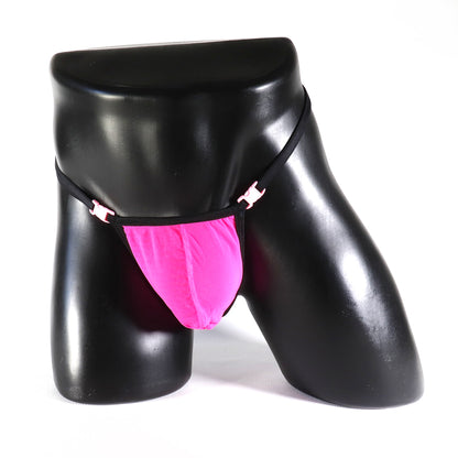 STRING TRANSPARENT – ROSE FLUO