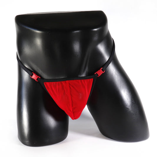 String Transparente – Rouge